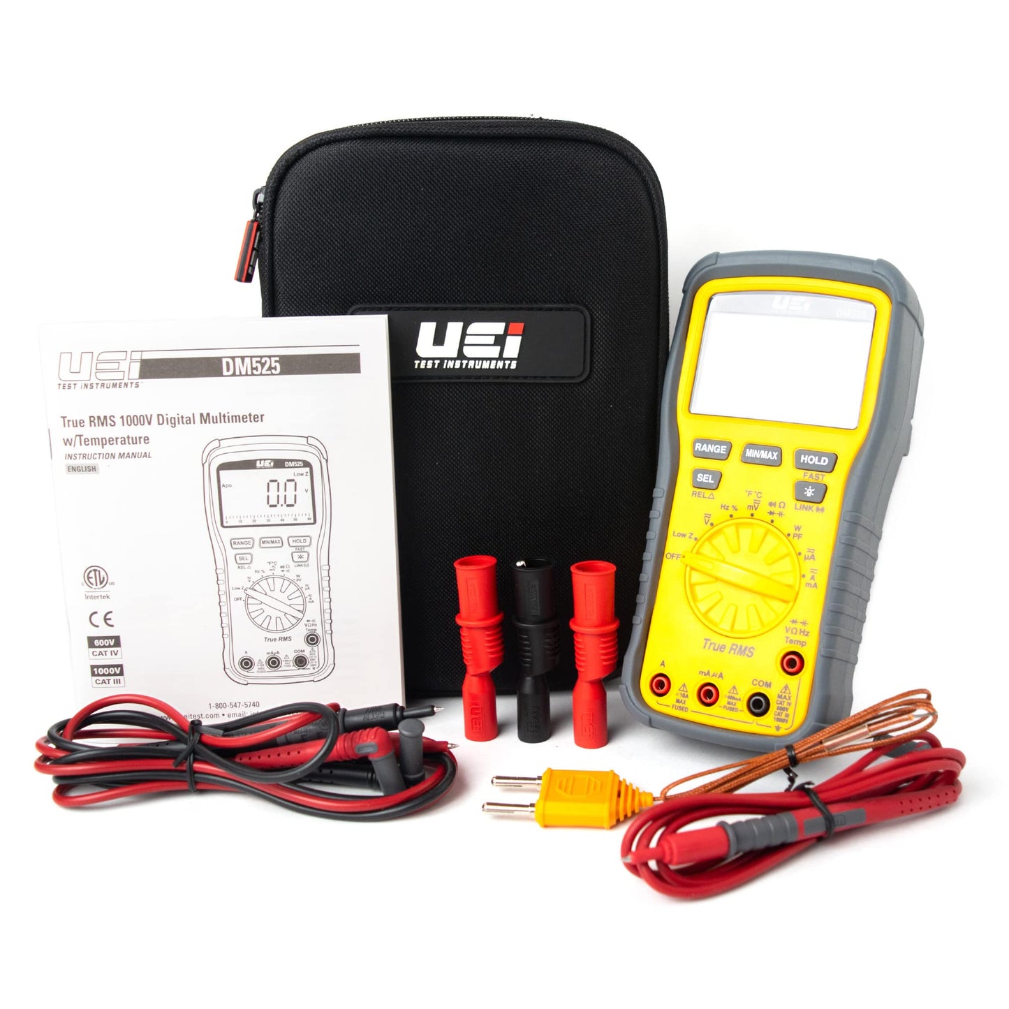 UEi Test Instruments DM525 Wireless Digital Multimeter w/Power Factor Low Z